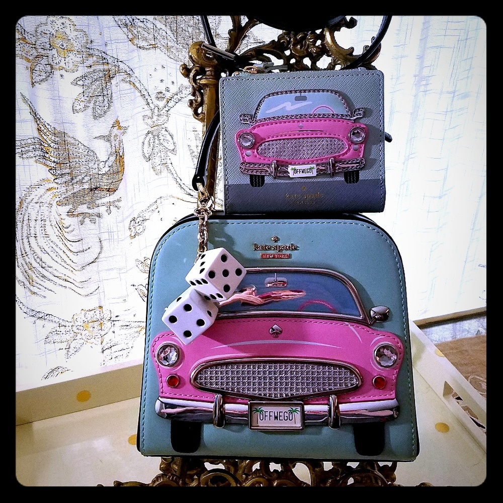 Kate Spade Checking In Pink Car Violina
